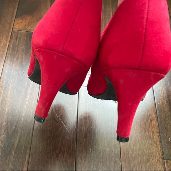 👠 Red Hills size 5.5M - Picture 2 of 4